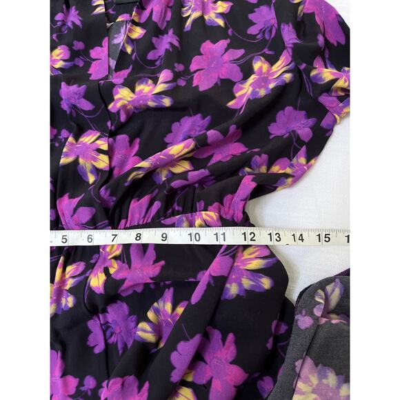 Maje Retunia Floral Maxi Dress Purple size 3 NWT - Picture 6 of 8